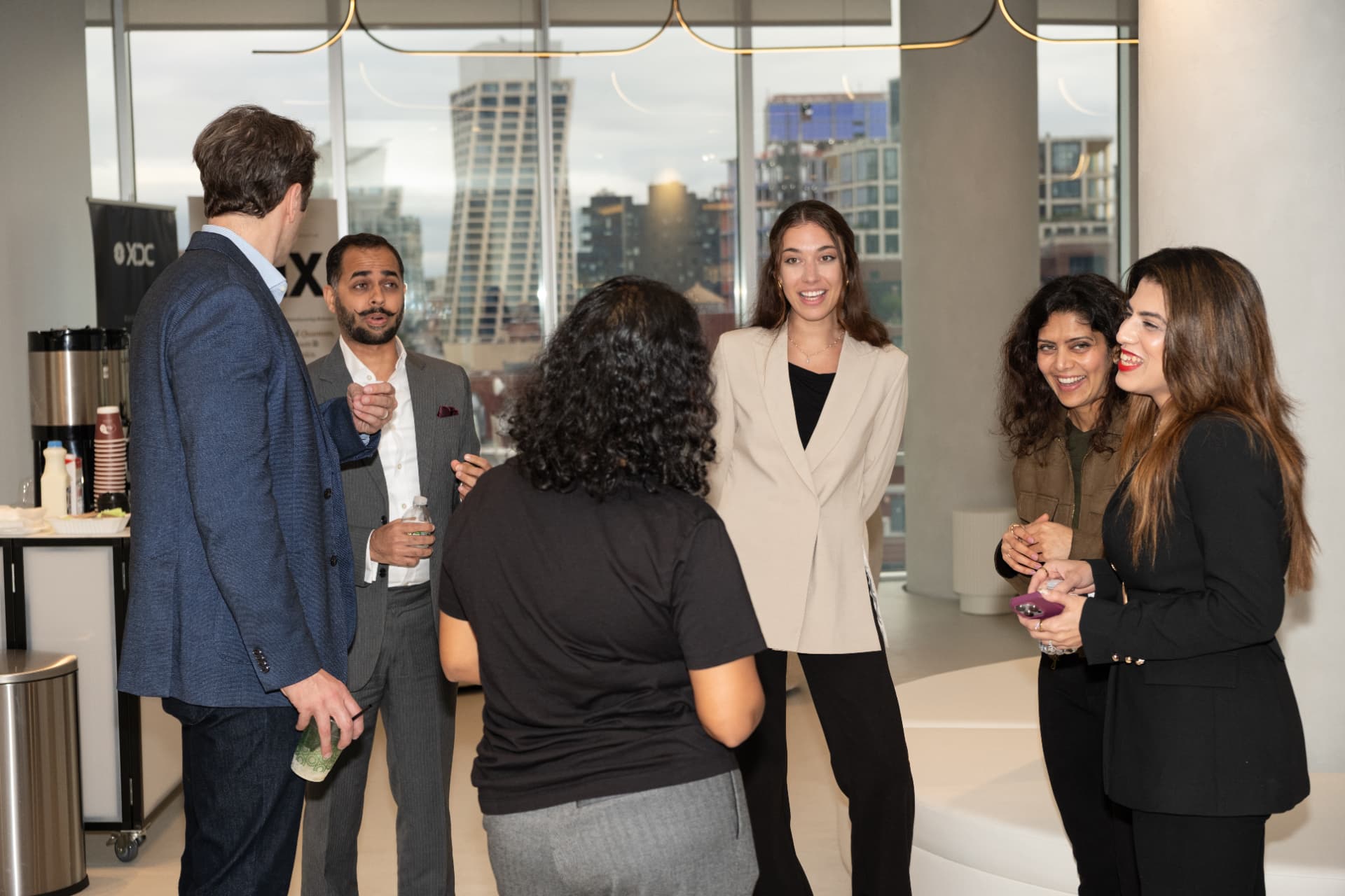 Networking conversations at an Encubay gathering